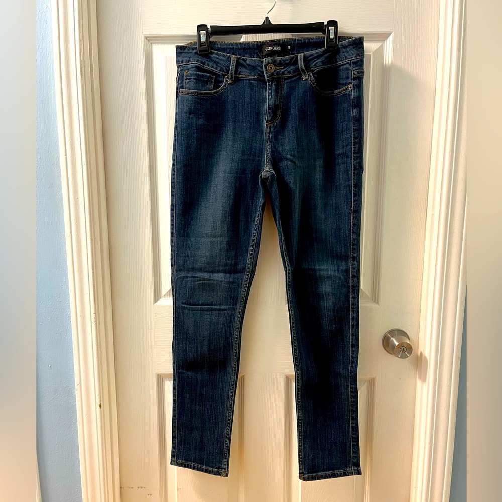 Blue Skinny Jeans with Classic Denim Look